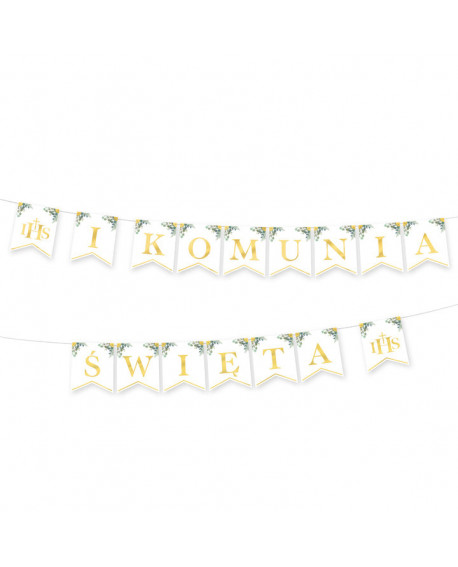 Baner Komunia Flagi 2.54 M Eukaliptus