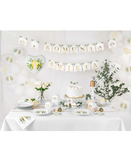 Pikery DIAMENTY ZŁOTE 6 szt. Plakietki na babeczki