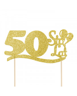 Hundert Jahre 50 Gold Brokat Tortenaufleger