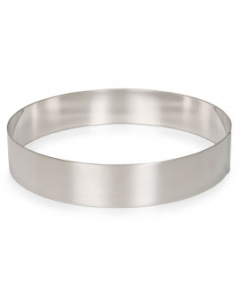 Backform mit rundem Rand, 24 cm Durchmesser, Höhe 4,5 cm, Ring