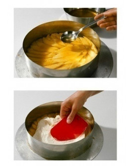 Forma do pieczenia Rant Okrągły 24 cm Wys 4,5 cm Ring