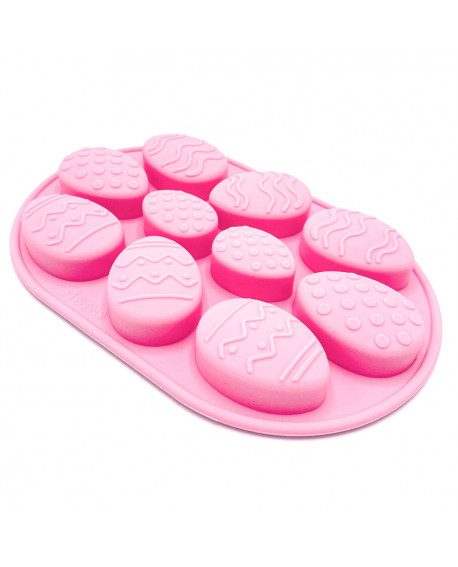 Forma silikonowa HP Jajka Pisanki 10 gniazd