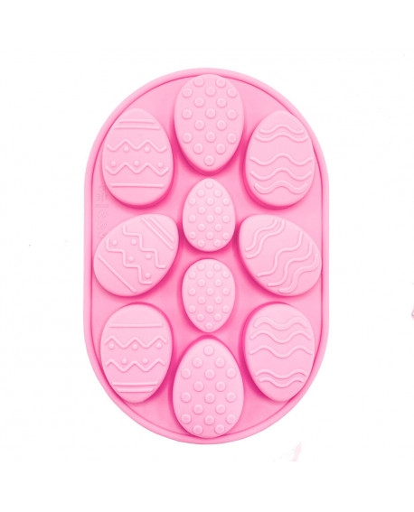 Forma silikonowa HP Jajka Pisanki 10 gniazd
