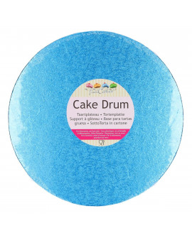 CAKE PLATE BLUE 12 mm SQUARE 30.5 cm
