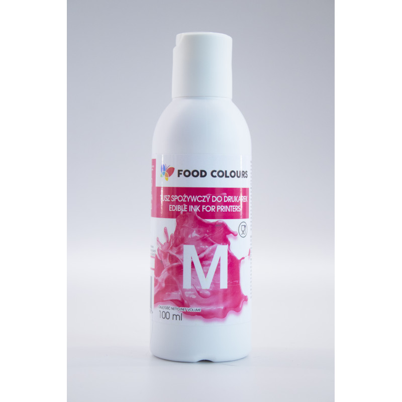 Purpurový potravinářský inkoust do tiskárny 100 ml RŮŽOVÝ
