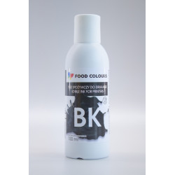 Tusz do drukarki spożywczej Black 100 ml CZARNY