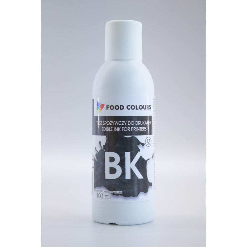 Tusz do drukarki spożywczej Black 100 ml CZARNY