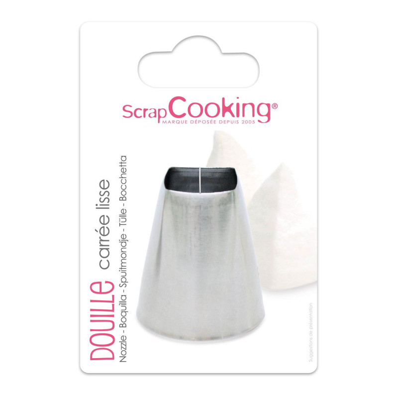 Scrapcooking hegy, sima, négyzet alakú, 21 mm