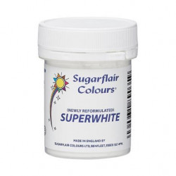Barwnik biały "wybielacz" w proszku Sugarflair 20 g