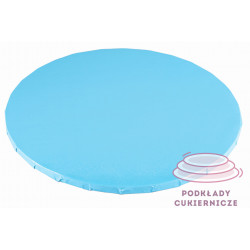 Podkład pod tort PC NIEBIESKI SZTYWNY 30 cm