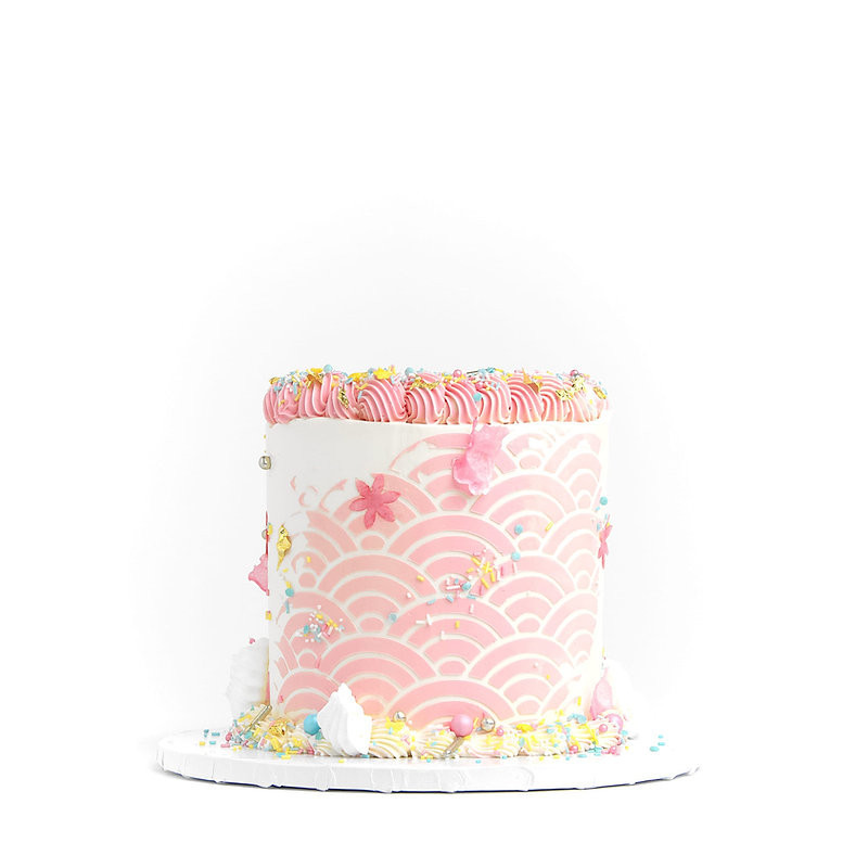 Dekoschablone , Schneeflocke 12,5 cm