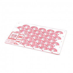 Dekoschablone , Schneeflocke 12,5 cm Dekoschablone , Schneeflocke 12,5 cm