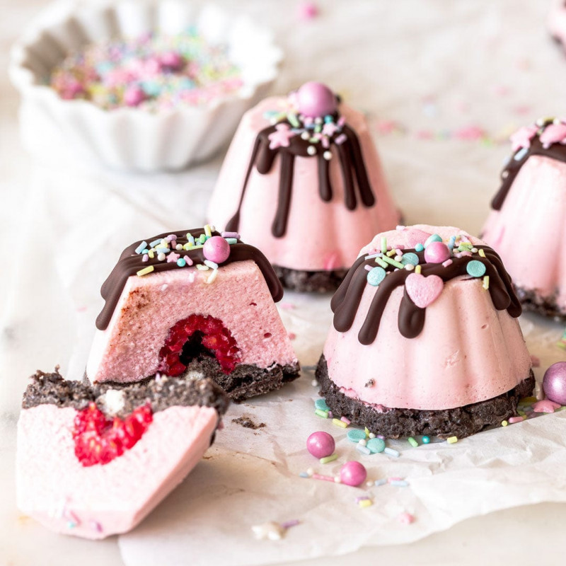 Forma silikonowa Mini Babeczki Flower 5,5 cm