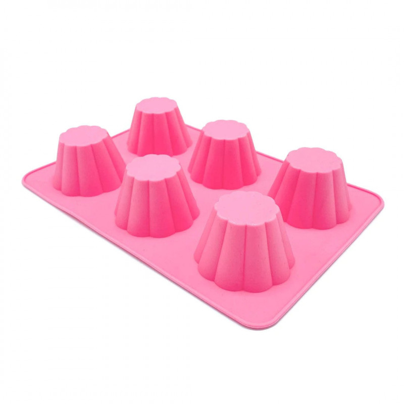 Silikonform MINI BABCAKES Blume 5,5 cm