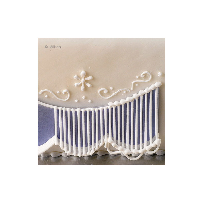 Круглая насадка Wilton №1 для тонких надписей