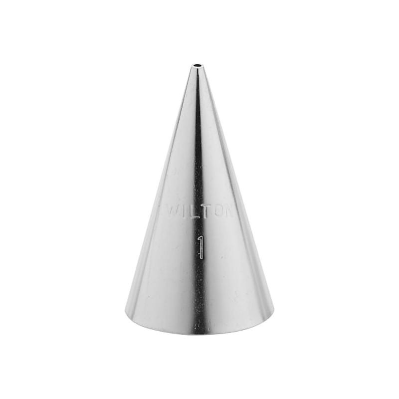 Круглая насадка Wilton №1 для тонких надписей