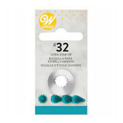 Star tip no. 32 Wilton decorating tip 418-32