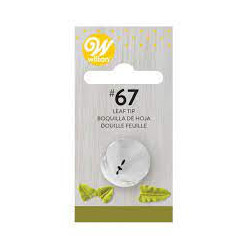 Wilton leaf decorating tip no. 67 leaf, leaves 418-67