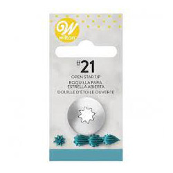 Wilton star tip no. 21 decorating tip 418-21