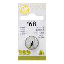 Wilton leaf tip no. 68 decorating tip 418-68
