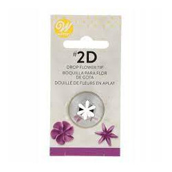 LARGE No. 2D Wilton flower star closed, rose