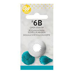 LARGE No 6B star Wilton decorating tip 418-6600