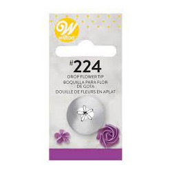 Wilton flower decorating tip no. 224 flower, star, rose 418-224