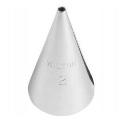 Wilton kulatá zdobicí špička No. 2 – tenké psaní