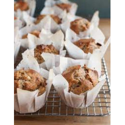 Papilotki tulipany BIAŁE 200 szt muffinki, babeczki, muffiny