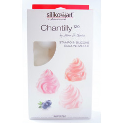 3D szilikon forma Silikomart Chantilly 120 6 üreges monoportion