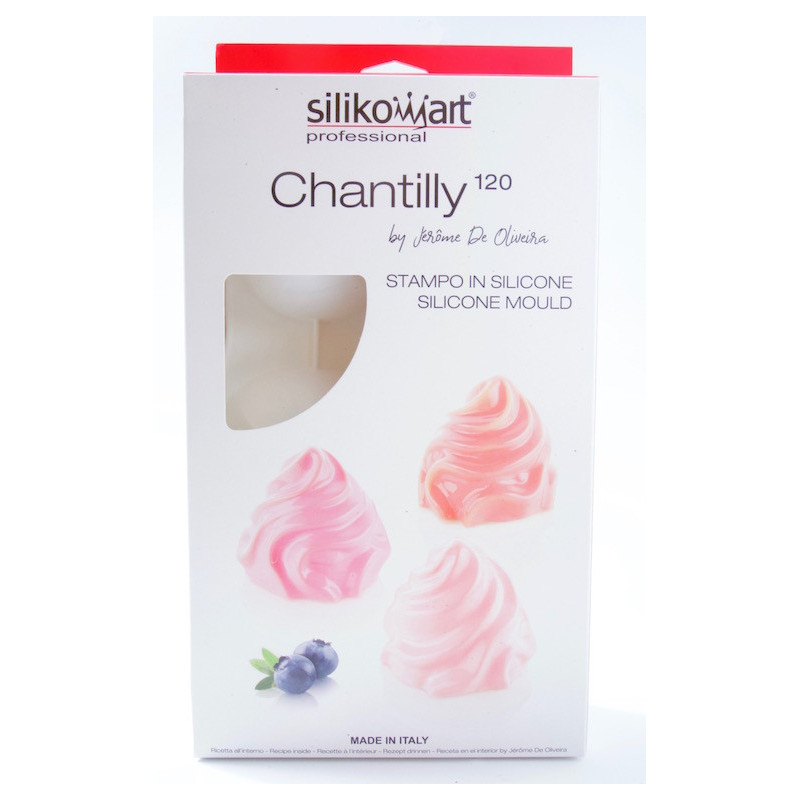 Forma silikonowa 3D Silikomart Chantilly 120 6 gniazd monoporcje