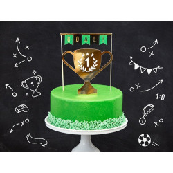 Fußball Topper Tortendekoration 2 Stk. Fußball Topper Tortendekoration 2 Stk.