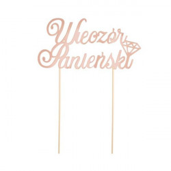 Junggesellinnenabschied Topper Rosa Gold