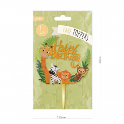 Topper Zoo Happy Birthday