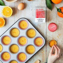 Papilotki Decora 75 szt Jasny Róż