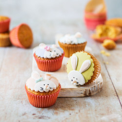 Papilotki Decora 75 szt Niebieskie