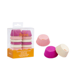 Papilotki Decora Małe 3 cm 200 szt RÓŻOWY MIKS