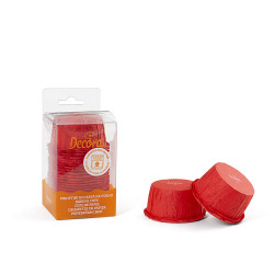 Becher 25 Stk. ROT 5,5 x 3,5 cm Decora