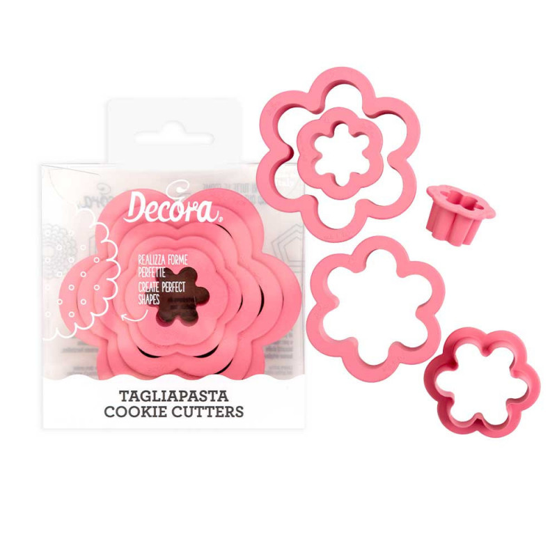 Decora-Formen 6 Stück Blume