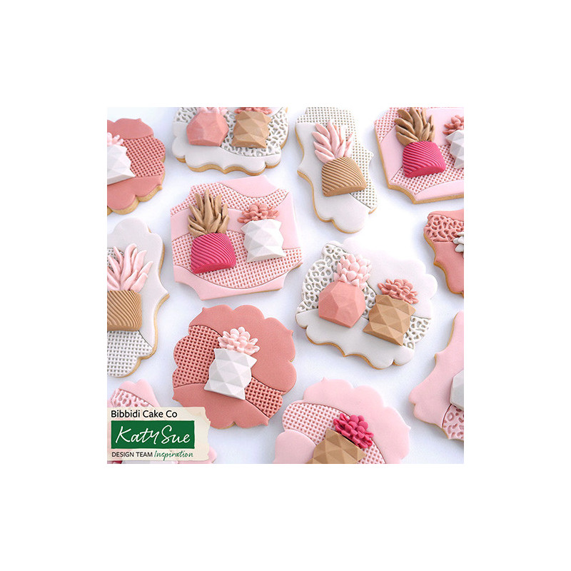 Forma silikonowa Katy Sue Sukulenty Kwiaty