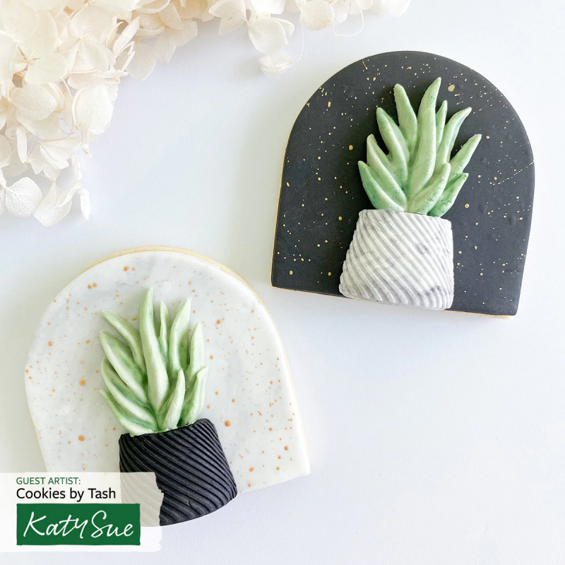 Forma silikonowa Katy Sue Sukulenty Kwiaty