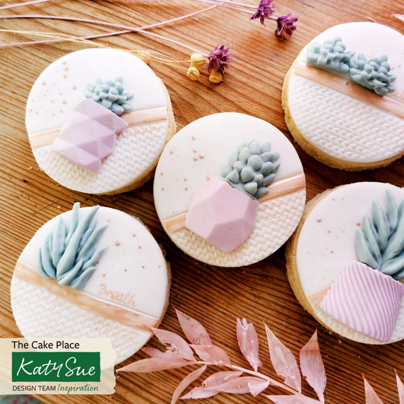 Forma silikonowa Katy Sue Sukulenty Kwiaty