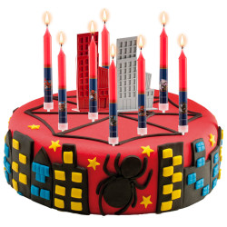 Świeczki urodzinowe 8 szt. Spiderman