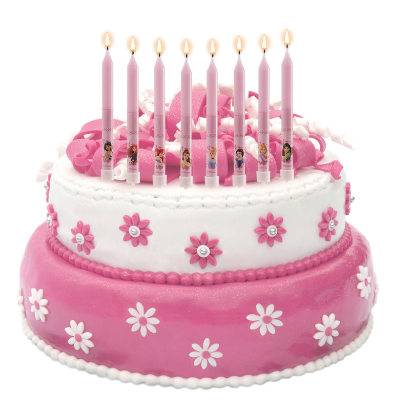 Świeczki urodzinowe 8 szt. Księżniczki