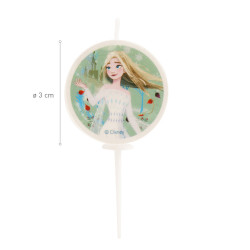 Świeczki urodzinowe Plakietki 5 szt Frozen Kraina Lodu Elsa