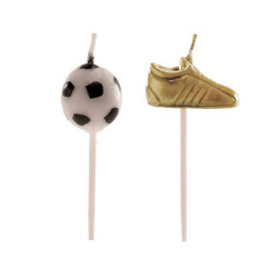 Narozeninové svíčky 5 ks Fotbal