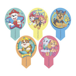 Dekoracje 20 szt. z opłatka Toppery waflowe Psi Patrol