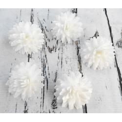 FLOWER FROM THE DAY Gänseblümchen Pompon WHITE12 Stk.