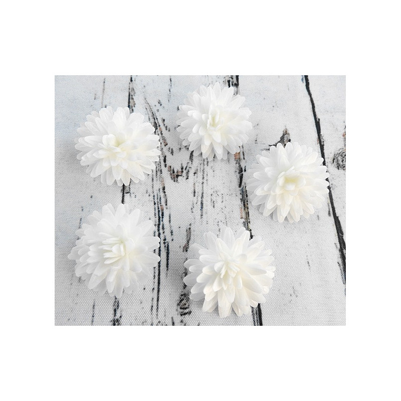 Kwiat Z Opłatka Stokrotka pomponikowa BIAŁA12 szt.