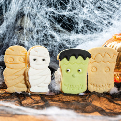 Foremka Decora z odciskiem Mumia i Frankenstein 2 szt. Halloween